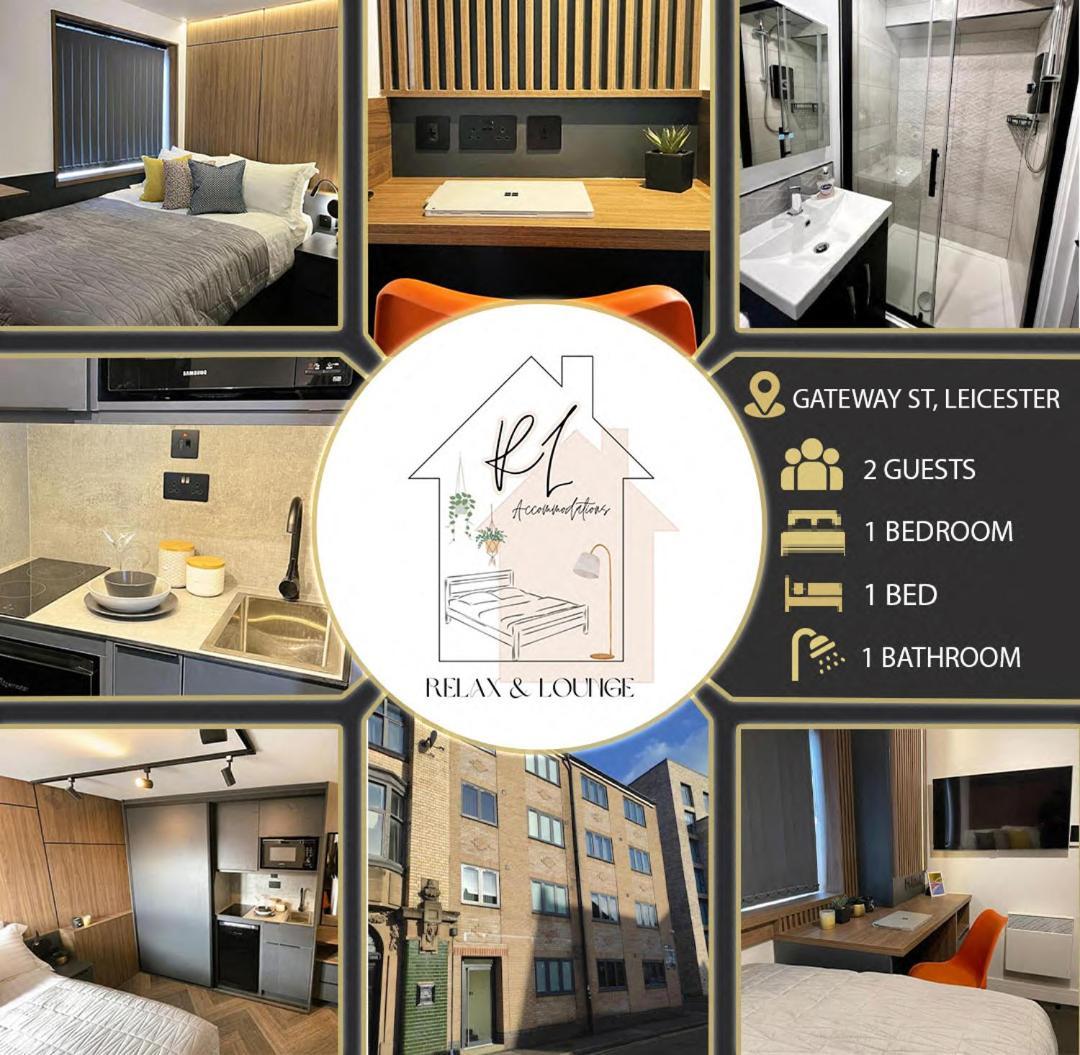 Deluxe 1 Bed Studio 2A Near Royal Infirmary & Dmu Leicester Zewnętrze zdjęcie